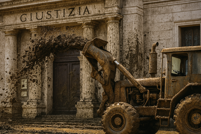 Una macchina del fango sulla giustizia Una macchina del fango sulla giustizia